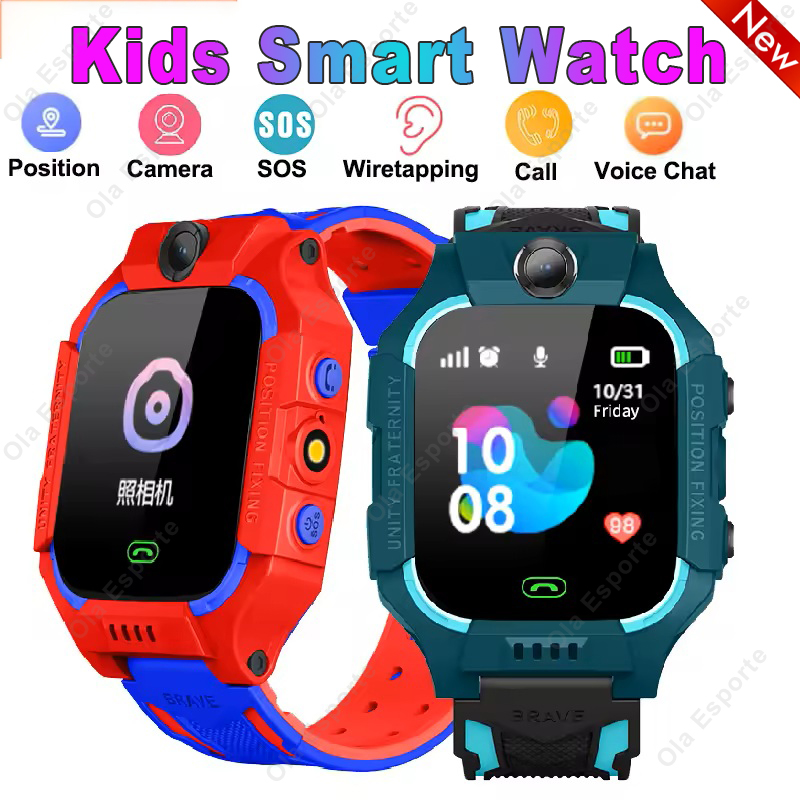 Smartwatch Watches For Kid Boy With Alarm - Montre intelligente enfants 2G carte Sim