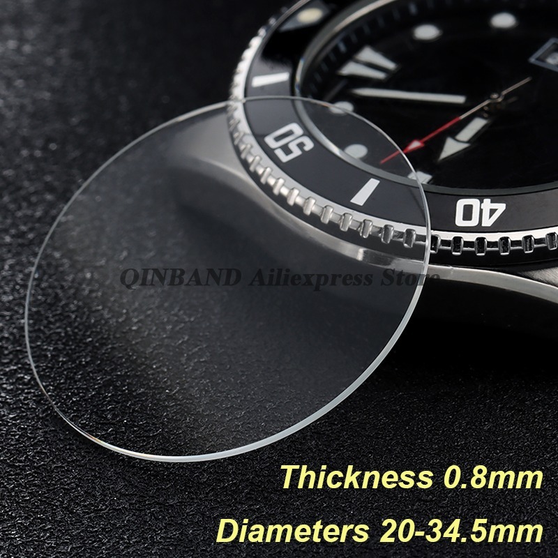 Watch Crystal Replacement - Verre de montre rond planaire de