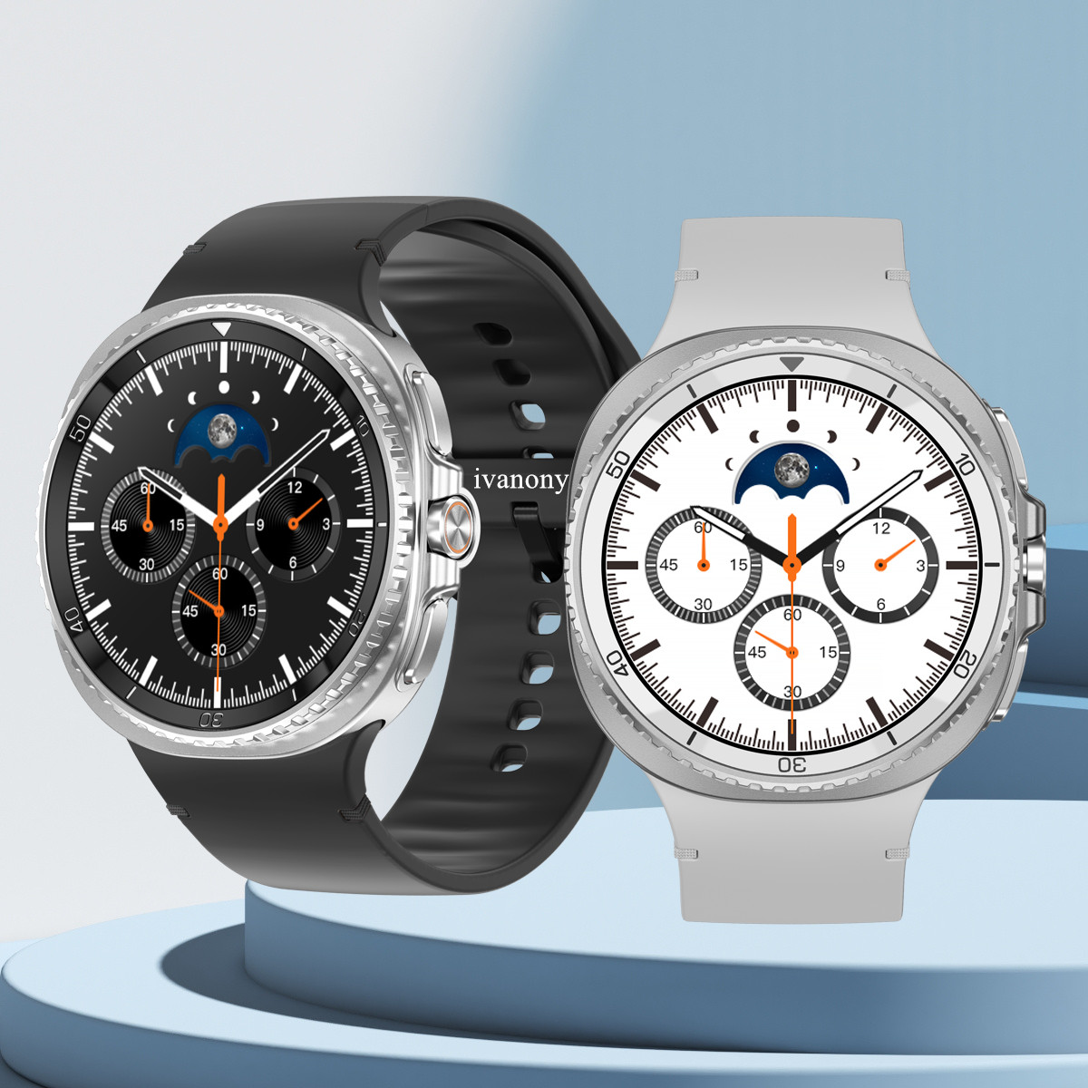 Smartwatch Digital Watches For Men - Montre intelligente homme avec lunette rotative