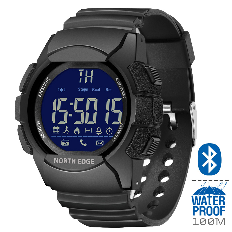 Smartwatch Digital Watches For Men - Montre connectée de sport d'extérieur NORTH