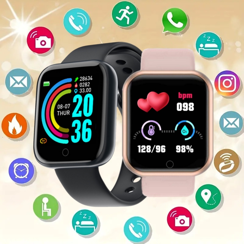 Smartwatch Digital Watches For Men - Montre connectée Y68 D20 pour les