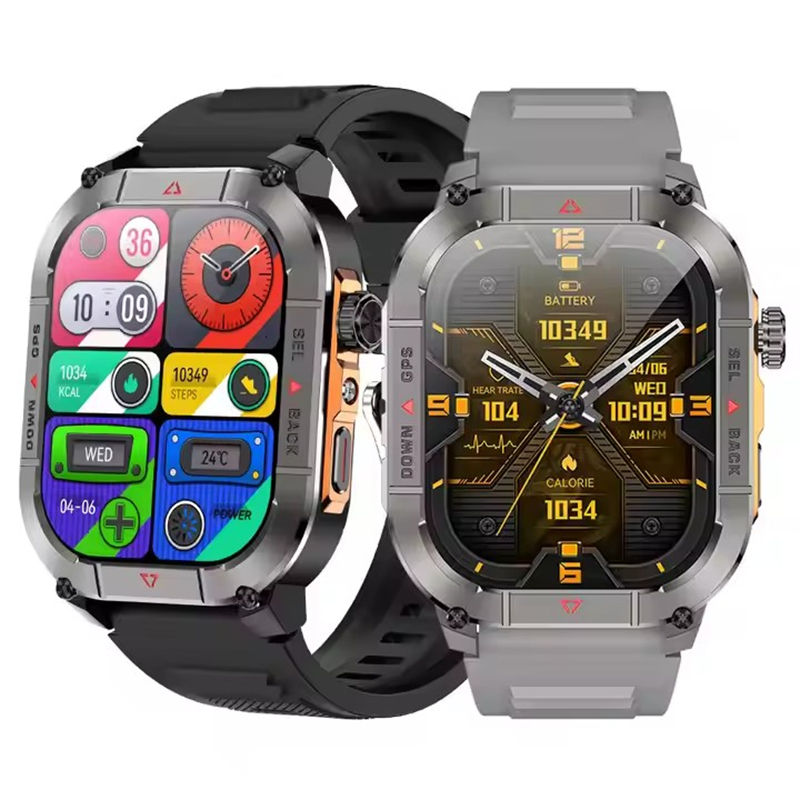Smartwatch Digital Watches For Men - Nouveau HK84 hommes montre intelligente AMOLED