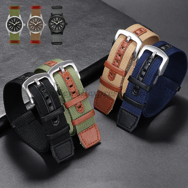 Watches Rolex Smartwatch - 20mm 22mm toile Nylon Patch Bracelet