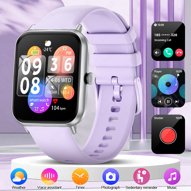 Smartwatch New Watches For Women - LIGE mode 1.83 