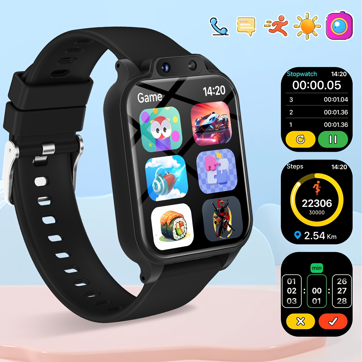 Kids Watches Not Smartwatch - Montre connectée pour enfants avec 18