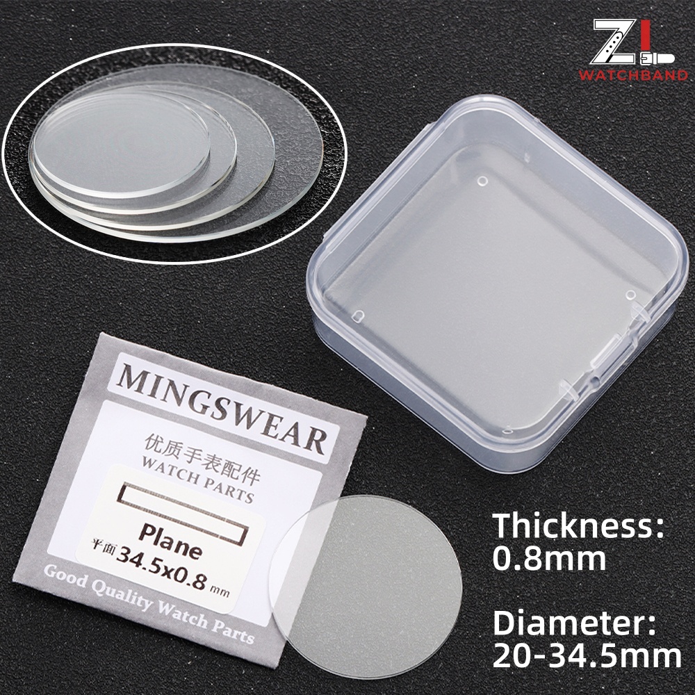 Watch Crystal Replacement - Verre de montre rond planaire de