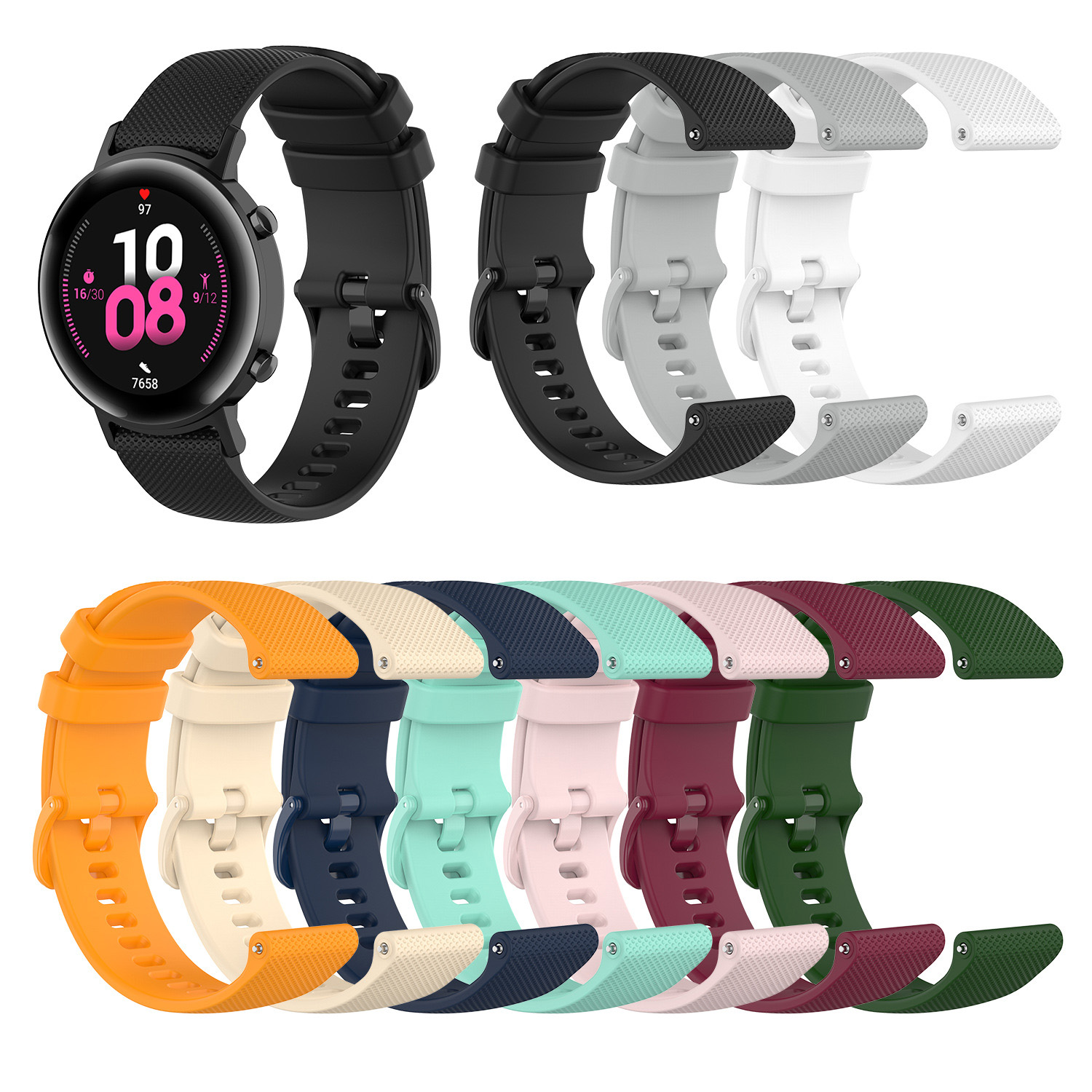 Bracelet de rechange en silico - Titan Watches Smartwatch avis et prix