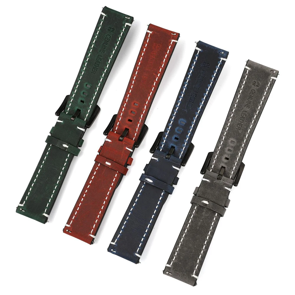 Bracelet de montre en cuir vér - Watches Rolex Smartwatch avis et prix