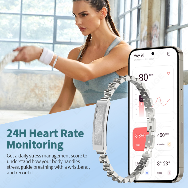 LIGE nouvelle mode montre inte - Smartwatch Digital Watches For Women avis et prix