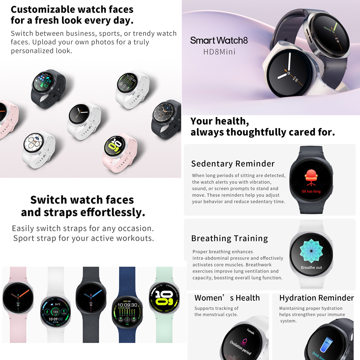 Nouvelles Montres 2026 : Mini  - Smartwatch Sports Watches For Women avis et prix