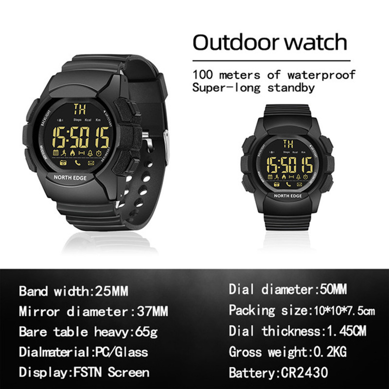 Montre connectée de sport d'ex - Smartwatch Digital Watches For Men avis et prix