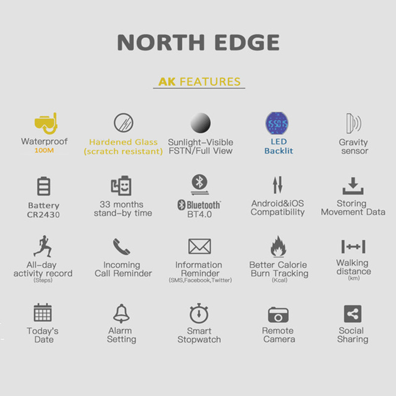 Montre connectée de sport d'ex - Smartwatch Digital Watches For Men avis et prix