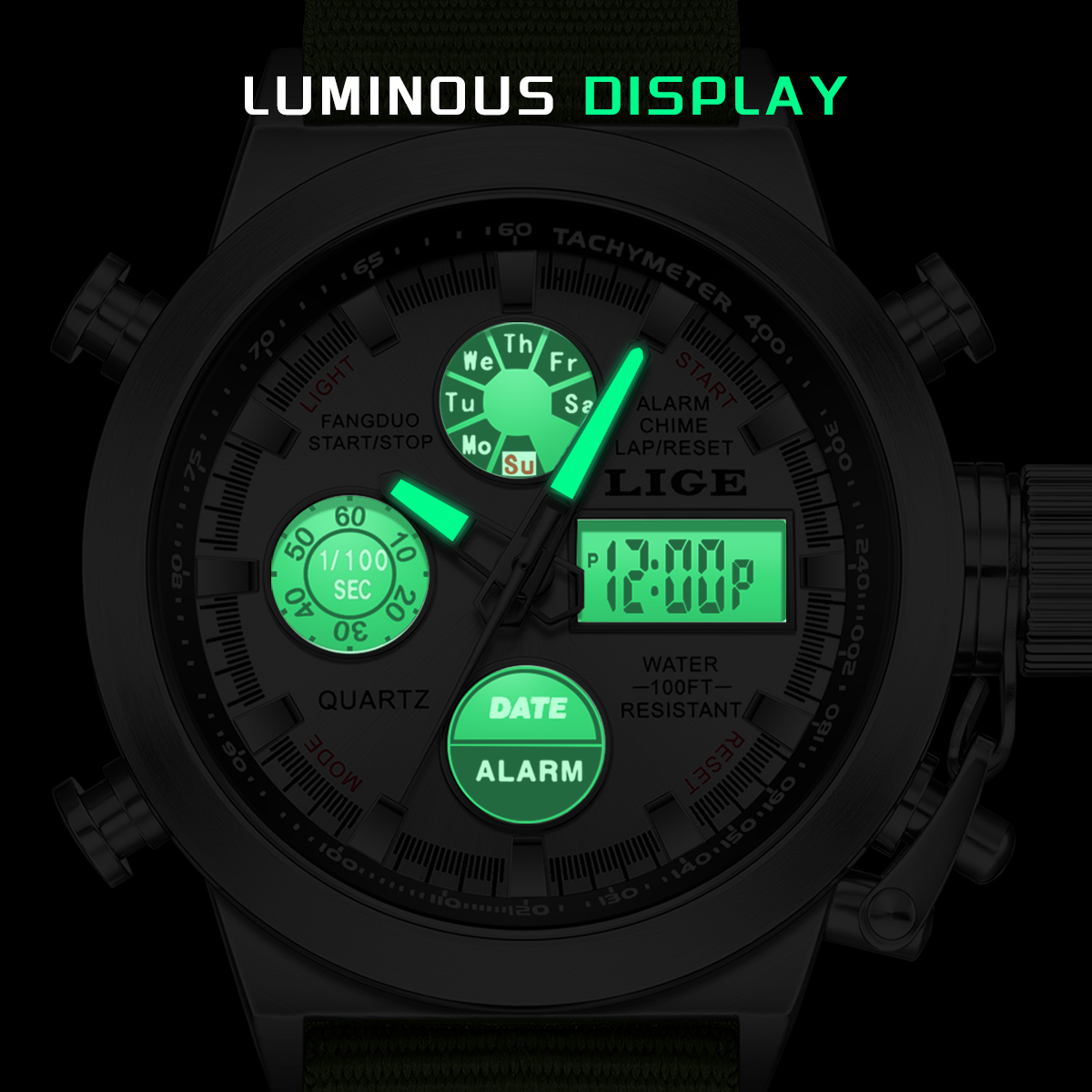 Montres de créateur LIGE pour  - Smartwatch Digital Watches For Men avis et prix