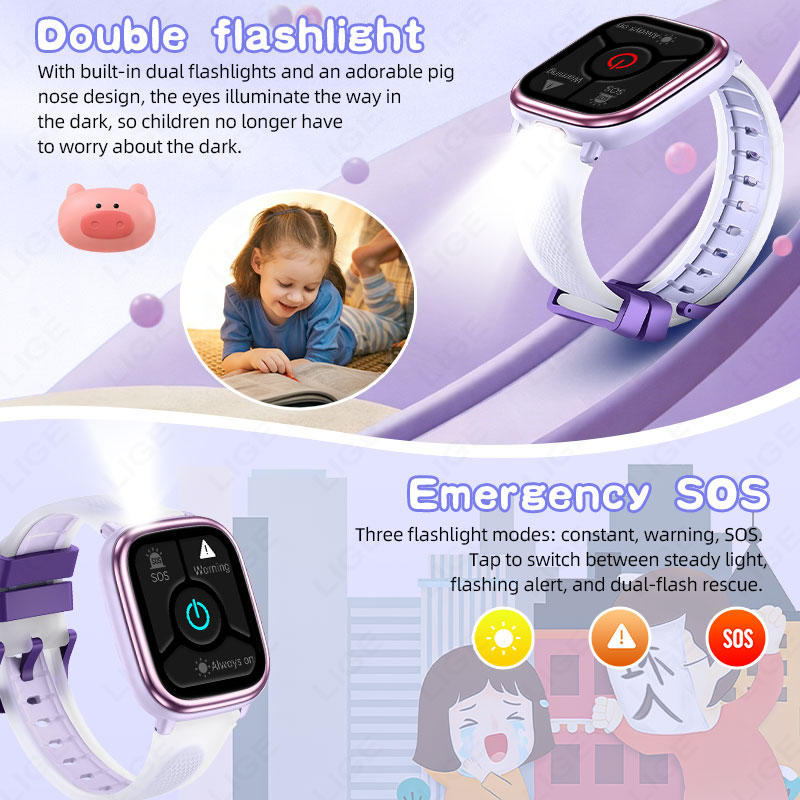 Montre connectée éducative pou - Smartwatch Watches For Kid Boy With Alarm avis et prix