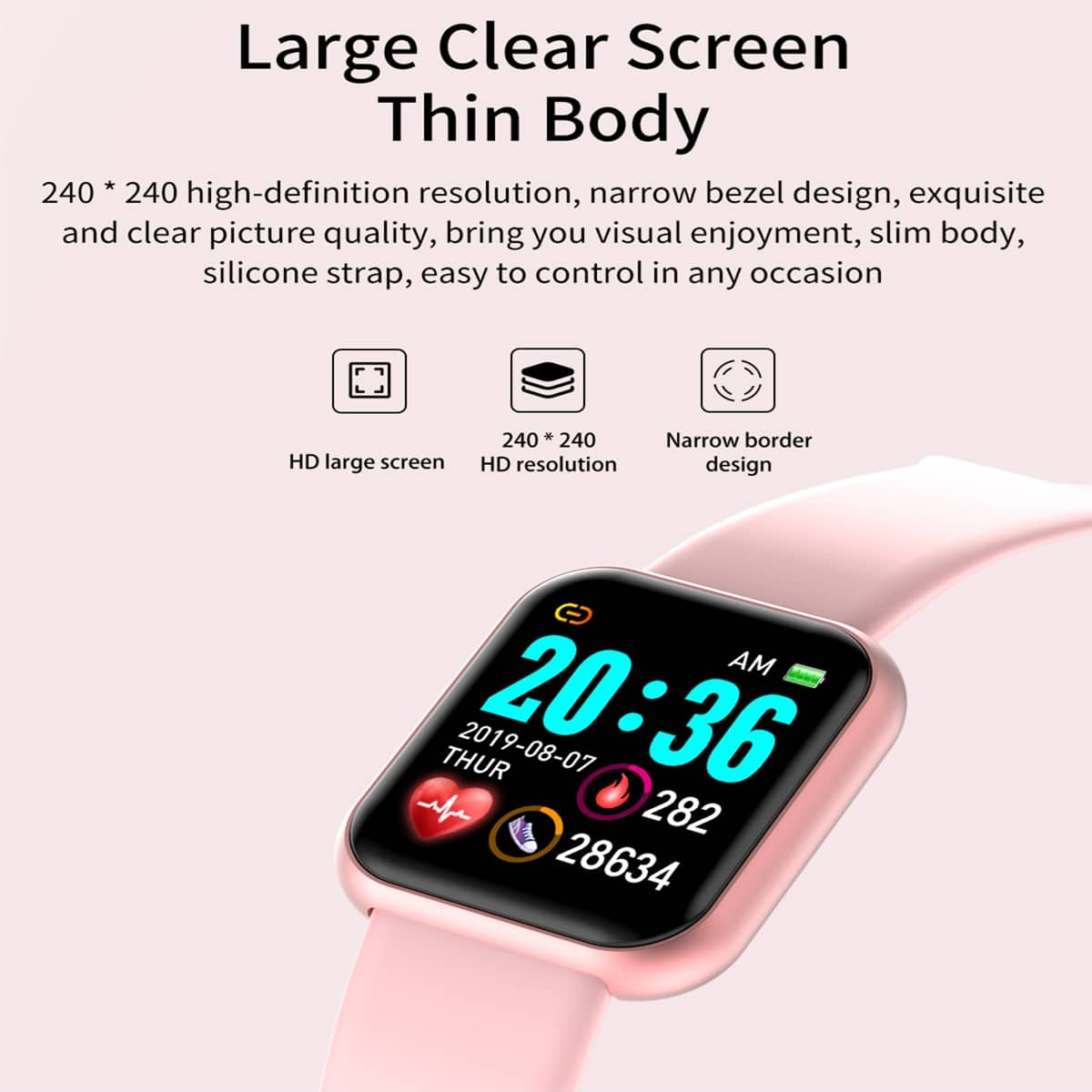 Montre connectée Y68 D20 pour  - Smartwatch Digital Watches For Men avis et prix