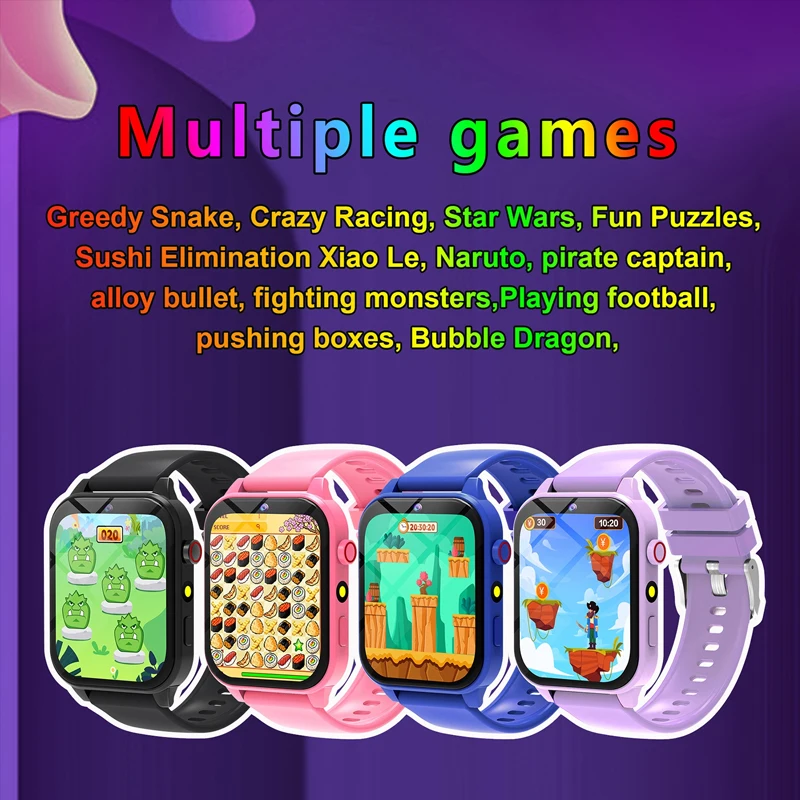 Montre connectée de jeu pour e - Smartwatch Watches For Kid Boy With Alarm avis et prix