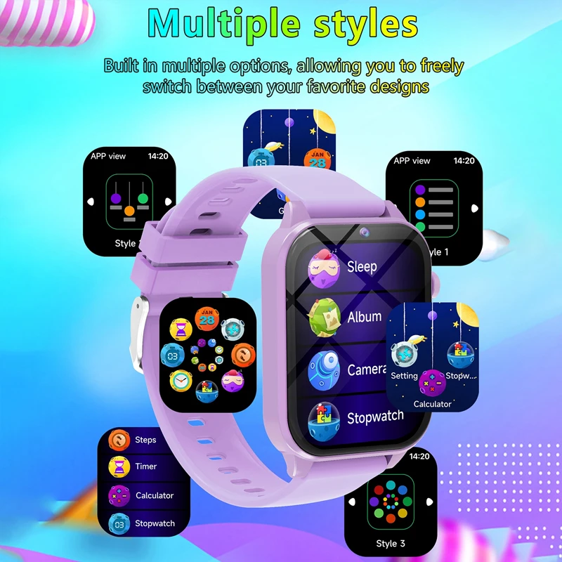 Montre connectée de jeu pour e - Smartwatch Watches For Kid Boy With Alarm avis et prix