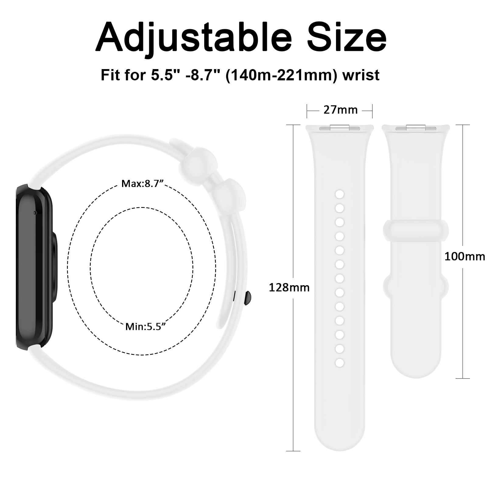 Bracelet en Silicone pour Xiao - Tag Watches Smartwatch avis et prix