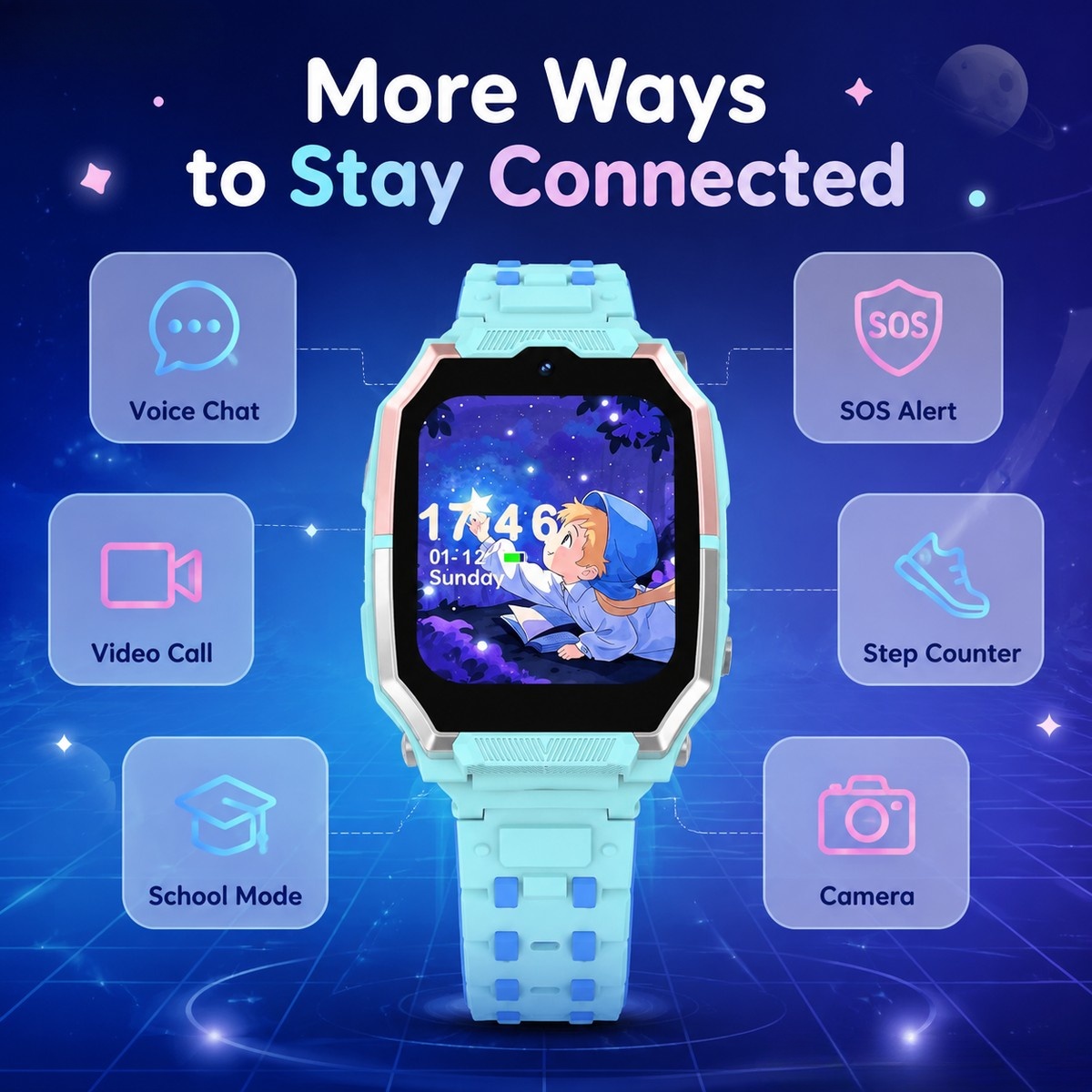 Montre connectée SHXI H15 4G p - Kids Watches Not Smartwatch avis et prix