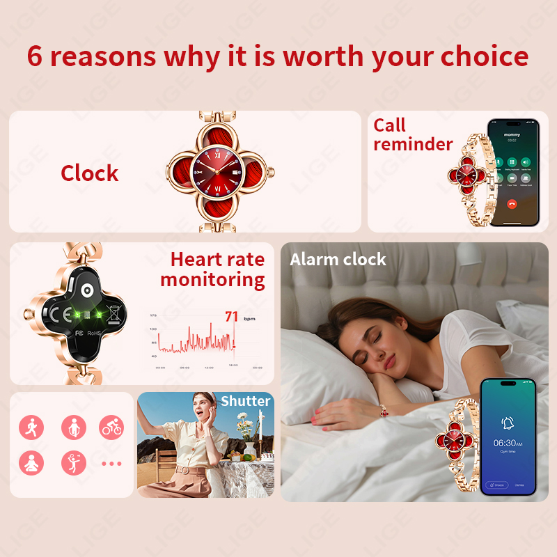 LIGE Quartz Smartwatch AI Brac - Smartwatch Digital Watches For Women avis et prix