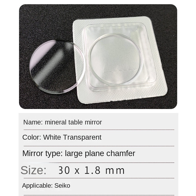 Verre minéral plat à gros chan - Watch Crystal Replacement avis et prix