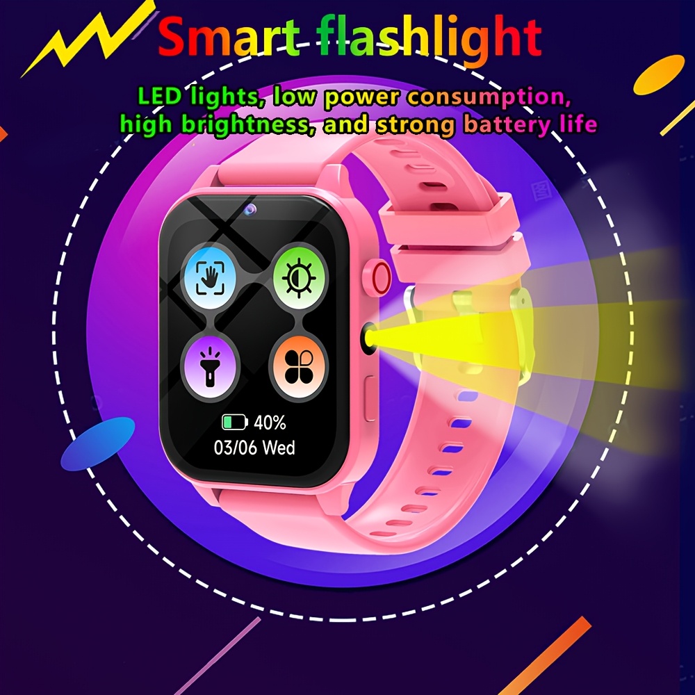Montre connectée pour enfants, - Smartwatch Watches For Kid Boy With Alarm avis et prix