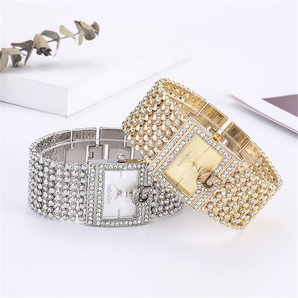 Montres carrées simples en or  - Minimalist Thin Watch avis et prix