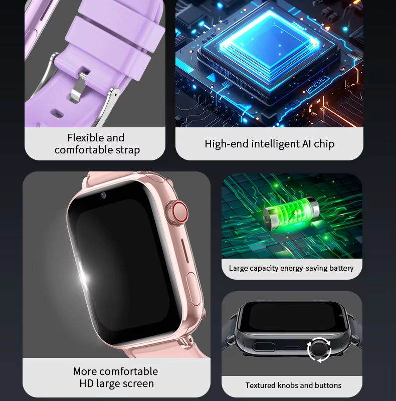 Montre connectée GPS 4G pour e - Smartwatch Watches For Kids Sale avis et prix